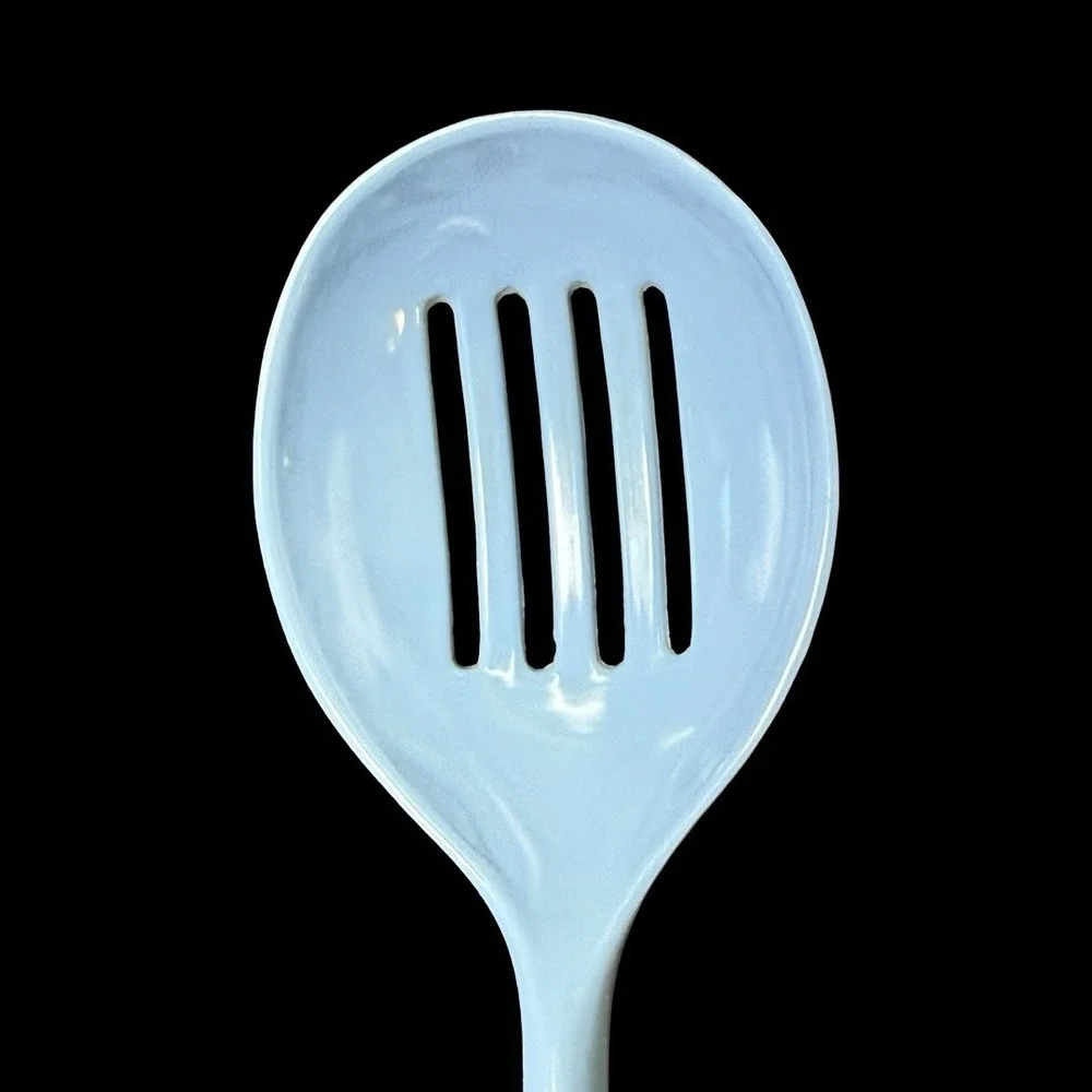 Copco Vintage Light Blue Melamine Slotted‎ Spoon